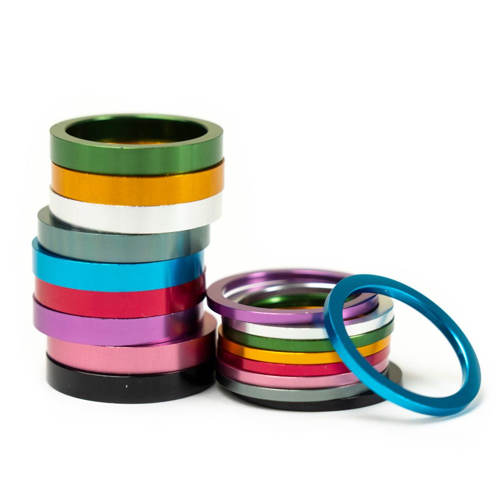 Blue Lug 1 inch Aluminum Color Spacer