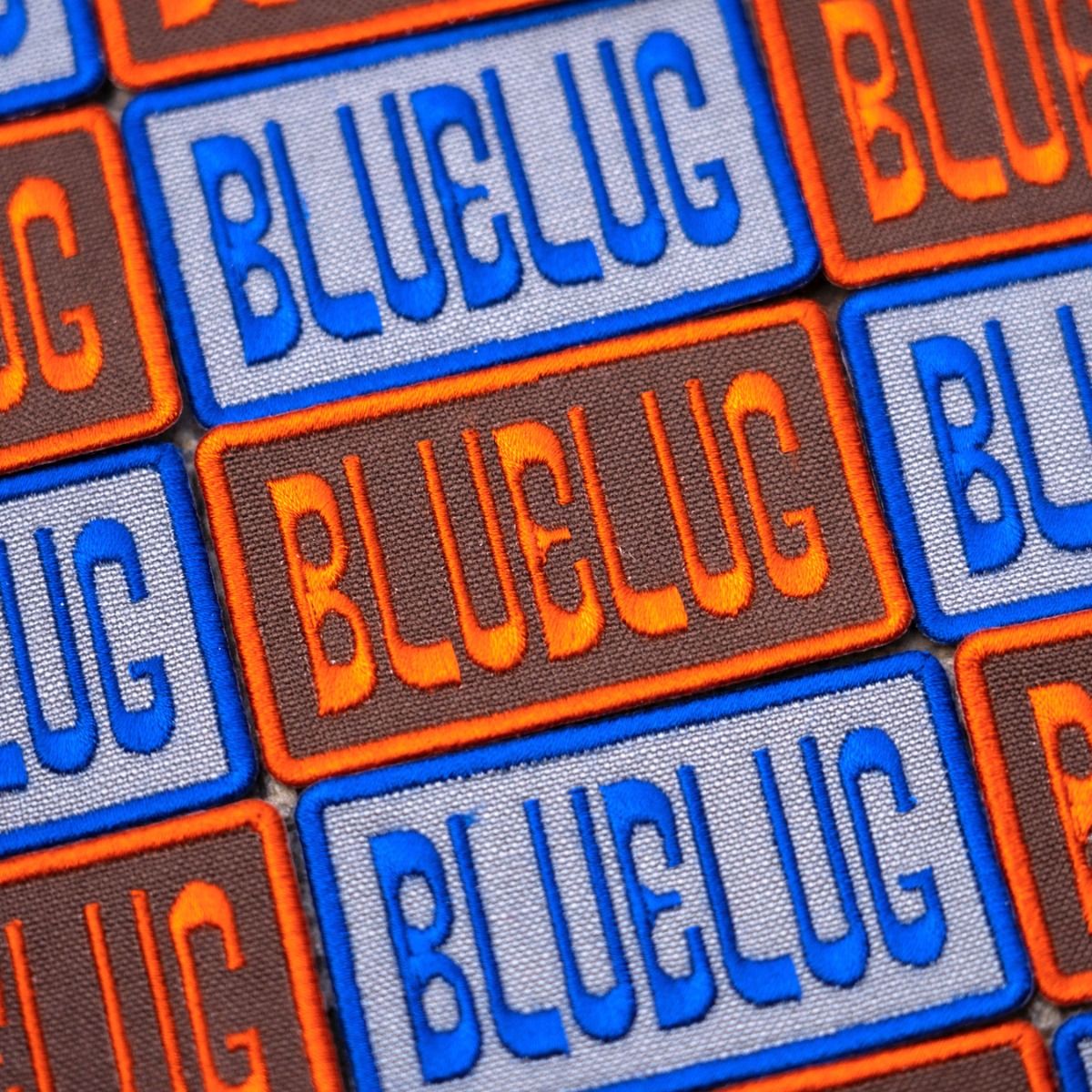 Blue Lug Logo Patch - Orange