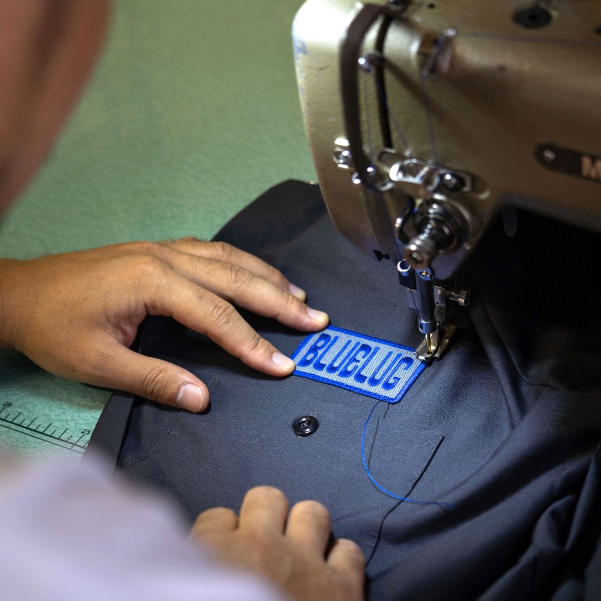 Blue Lug Logo Patch - Blue