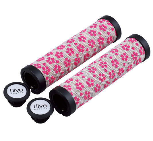 I Live Cherry Blossoms Wagara Cloth Grip