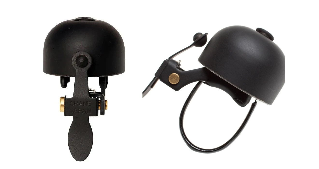 Crane Bells E-Ne Bicycle Bell - Stealth Black