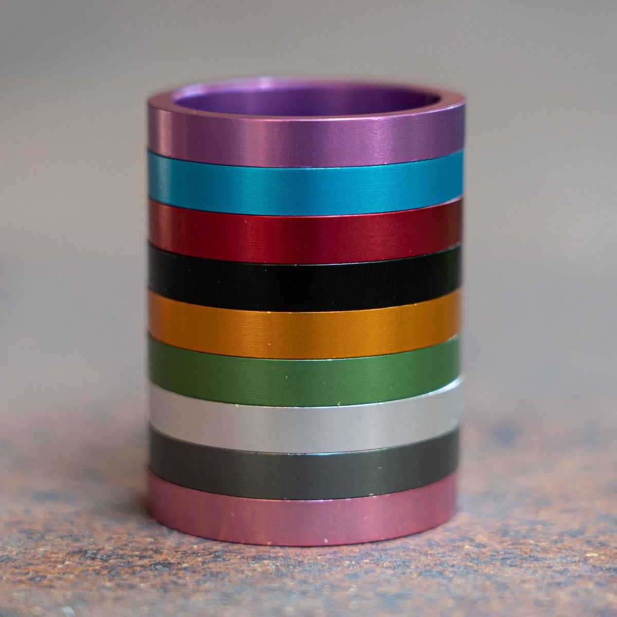 Blue Lug 1-1/8 inch Aluminum Color Spacer