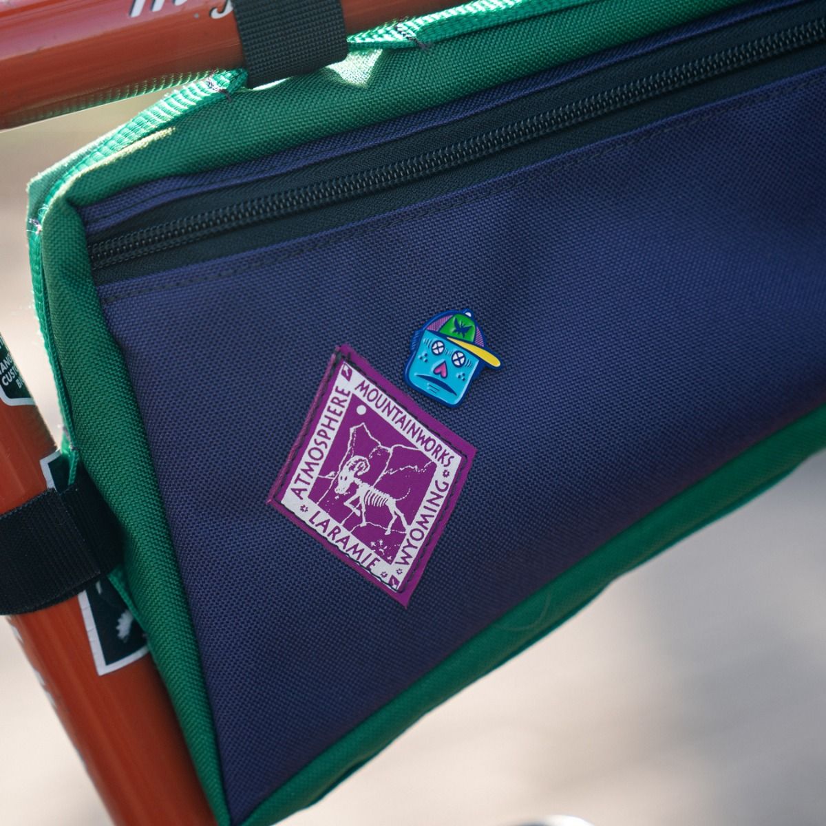 Blue Lug Rokkaku Boy Pin