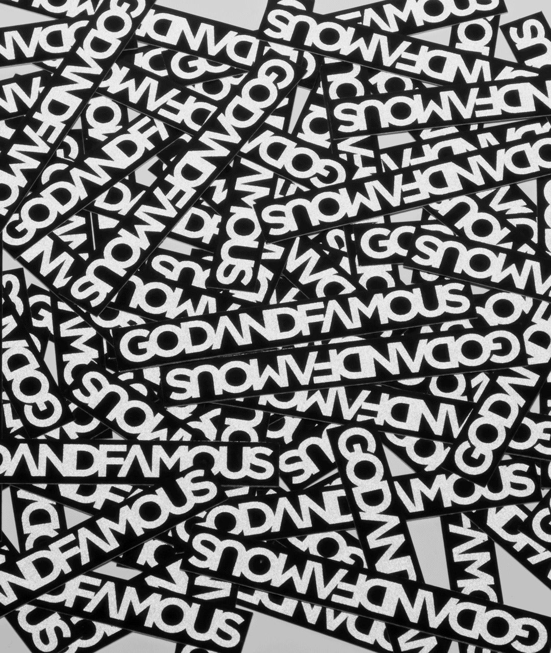 God & Famous 3M Reflective Sticker