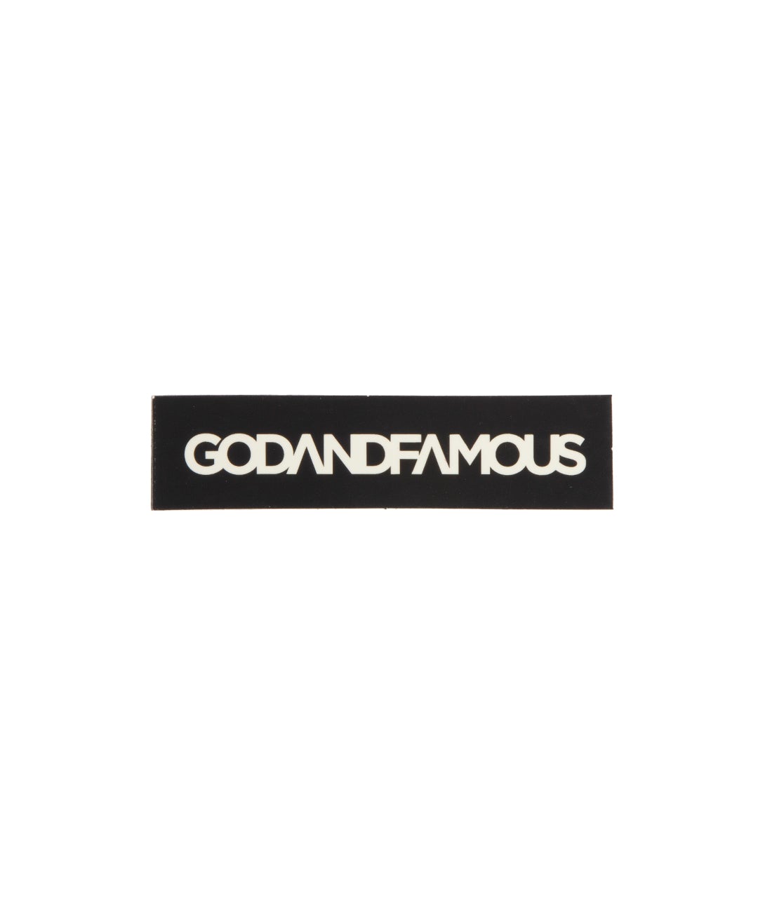 God & Famous Box Logo Sticker (3 in.)