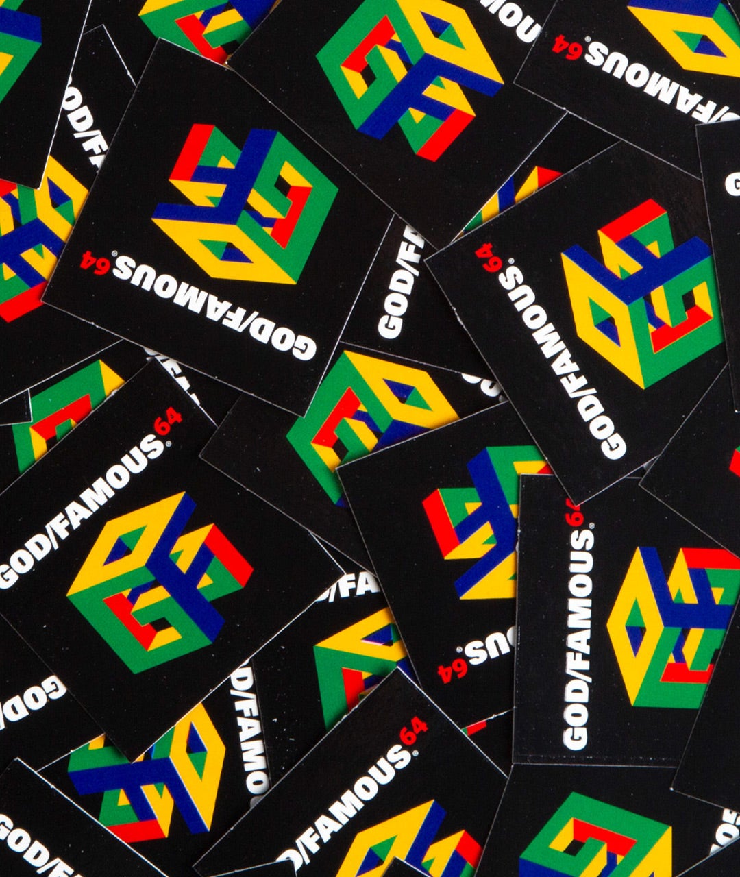 God & Famous G64 Sticker