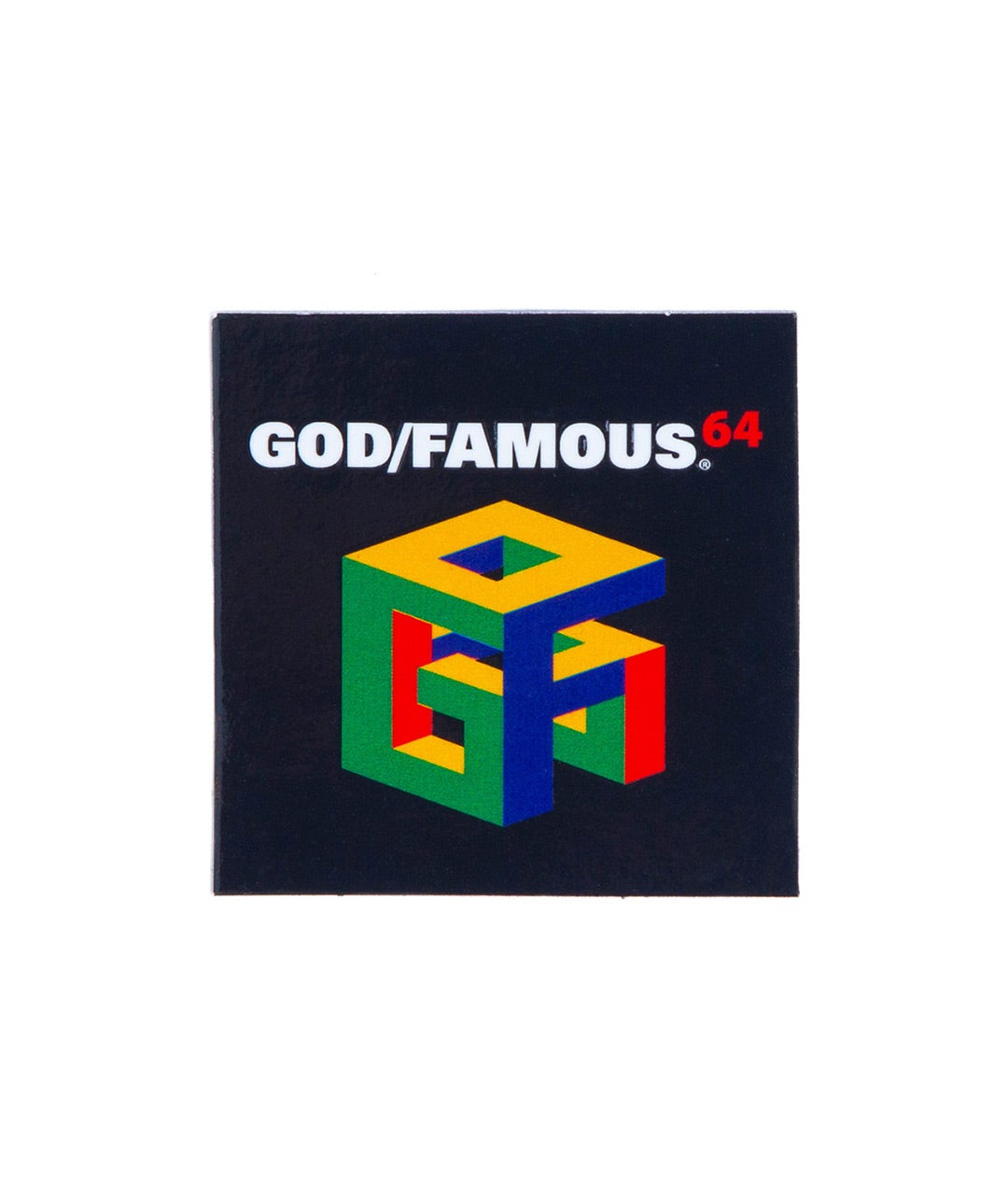 God & Famous G64 Sticker