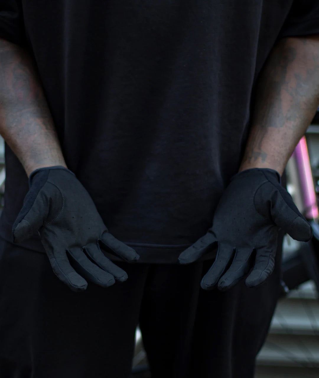 God & Famous LT Cycling Gloves - Black