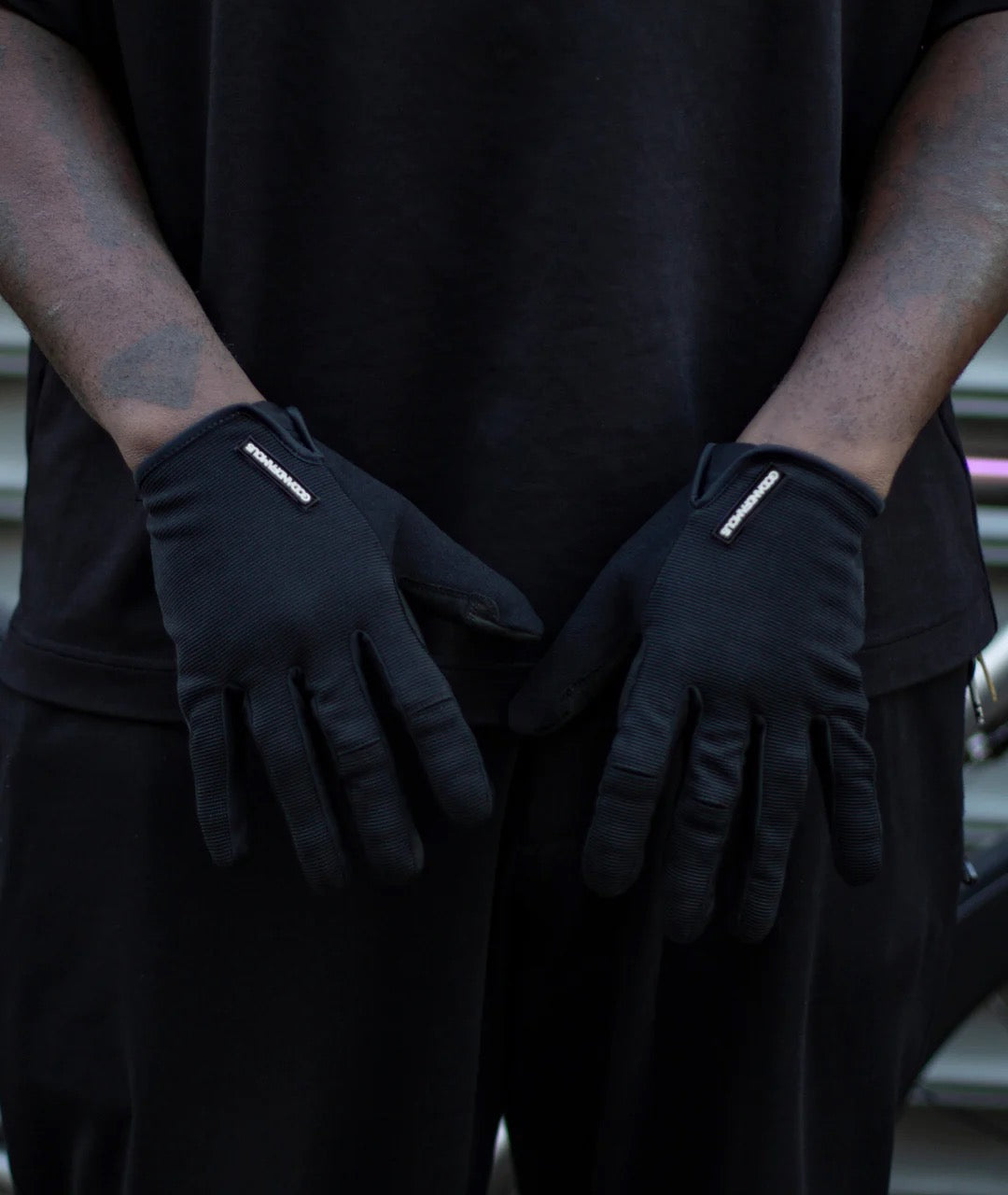 God & Famous LT Cycling Gloves - Black