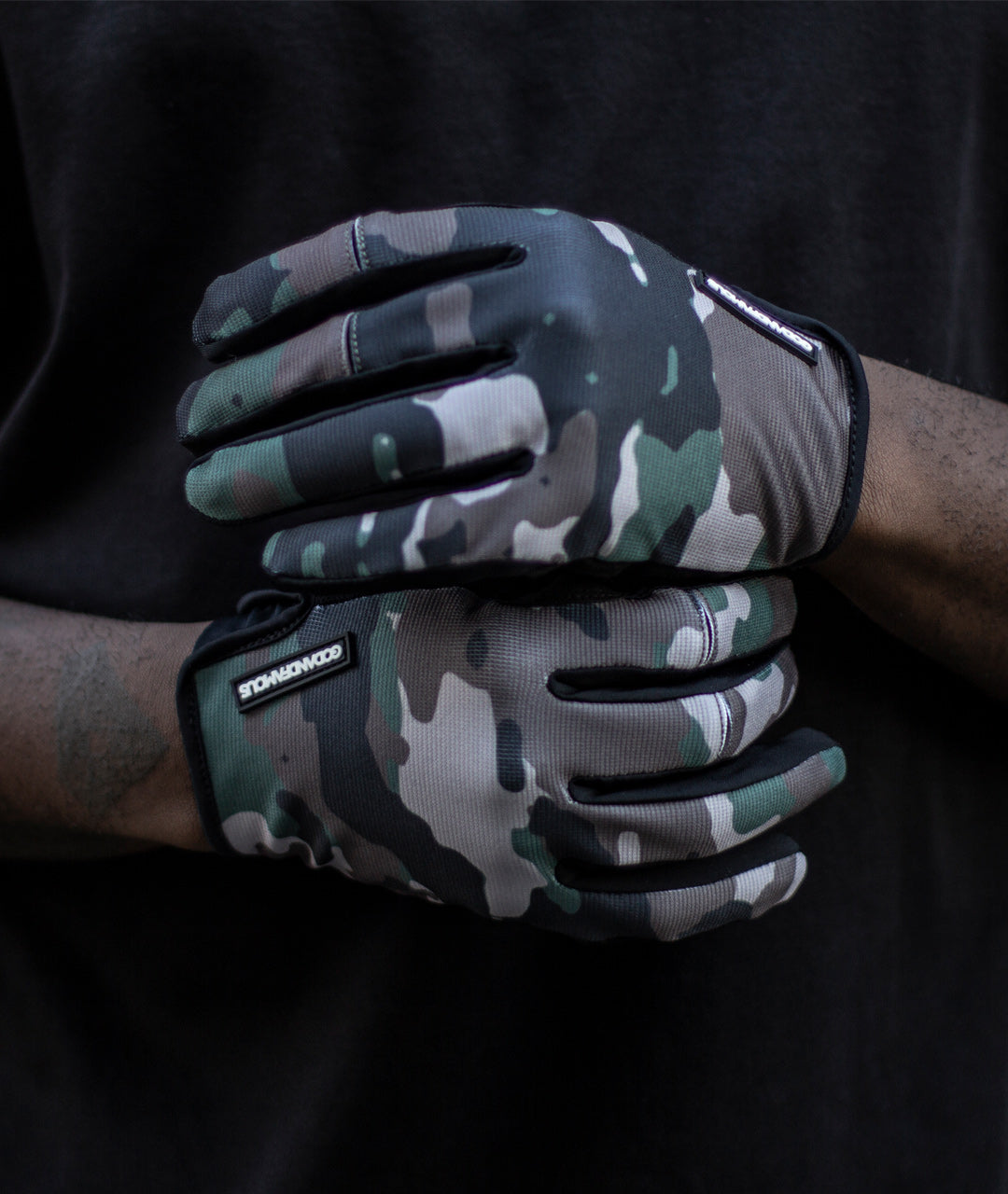God & Famous LT Cycling Gloves - Woodland Camo