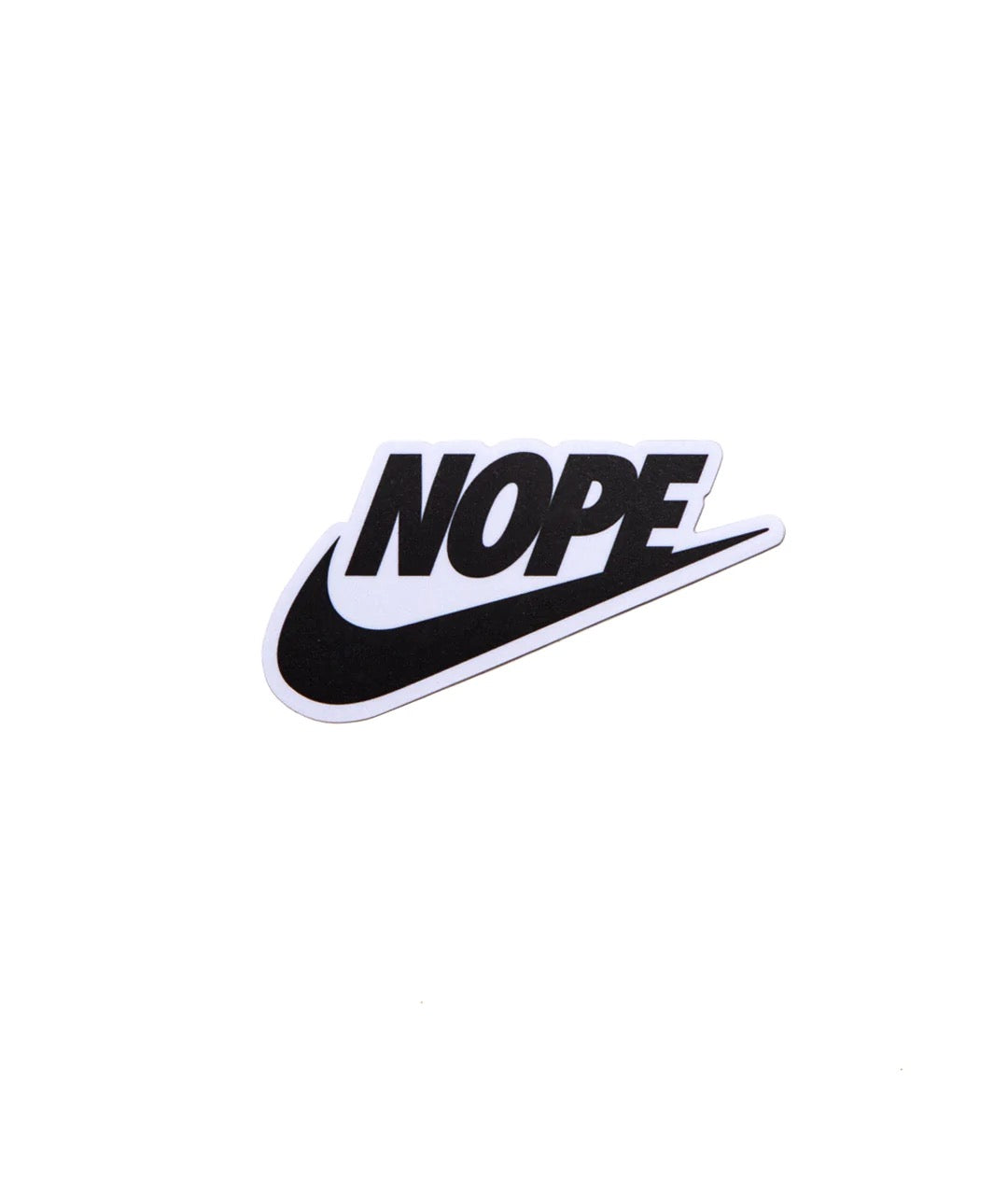 God & Famous Nope Sticker