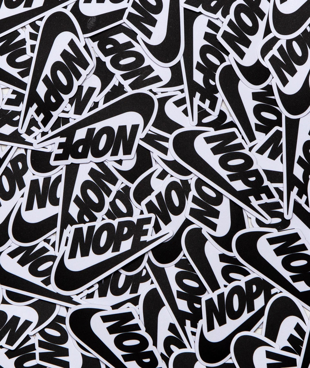 God & Famous Nope Sticker