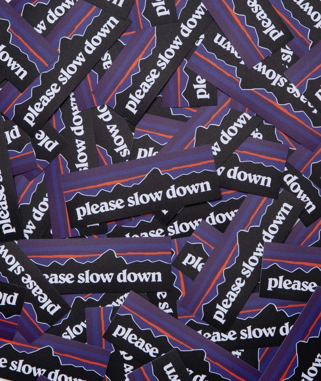 God & Famous Please Slow Down Sticker