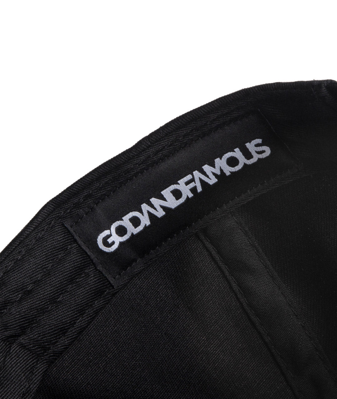God & Famous Team 6-Panel Hat - Black