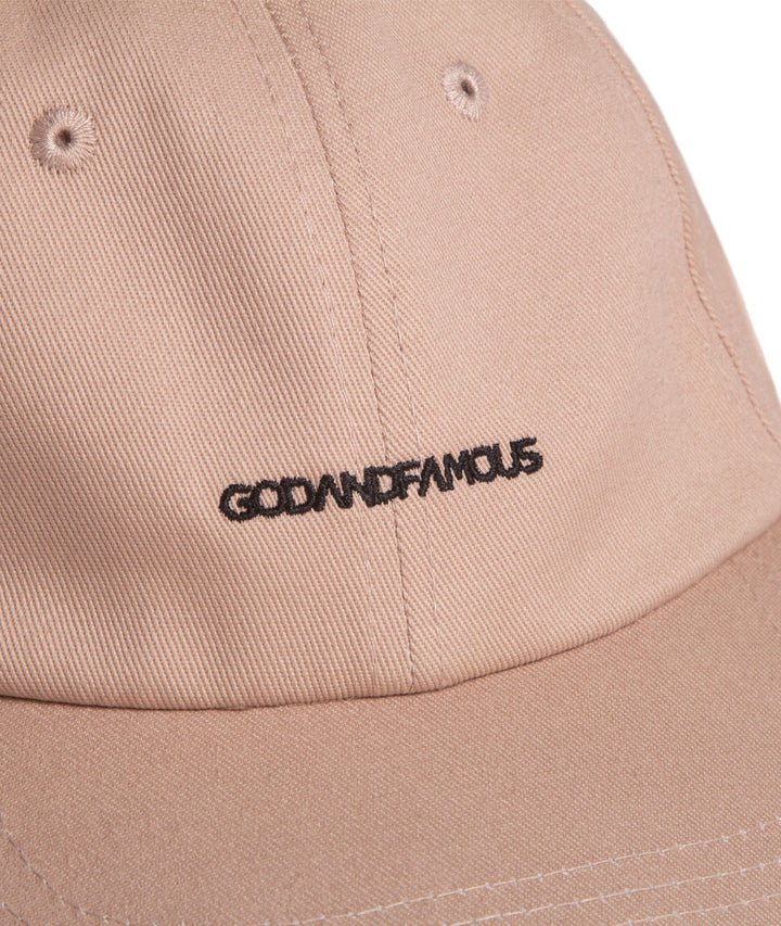 God & Famous Team 6-Panel Hat - Sand