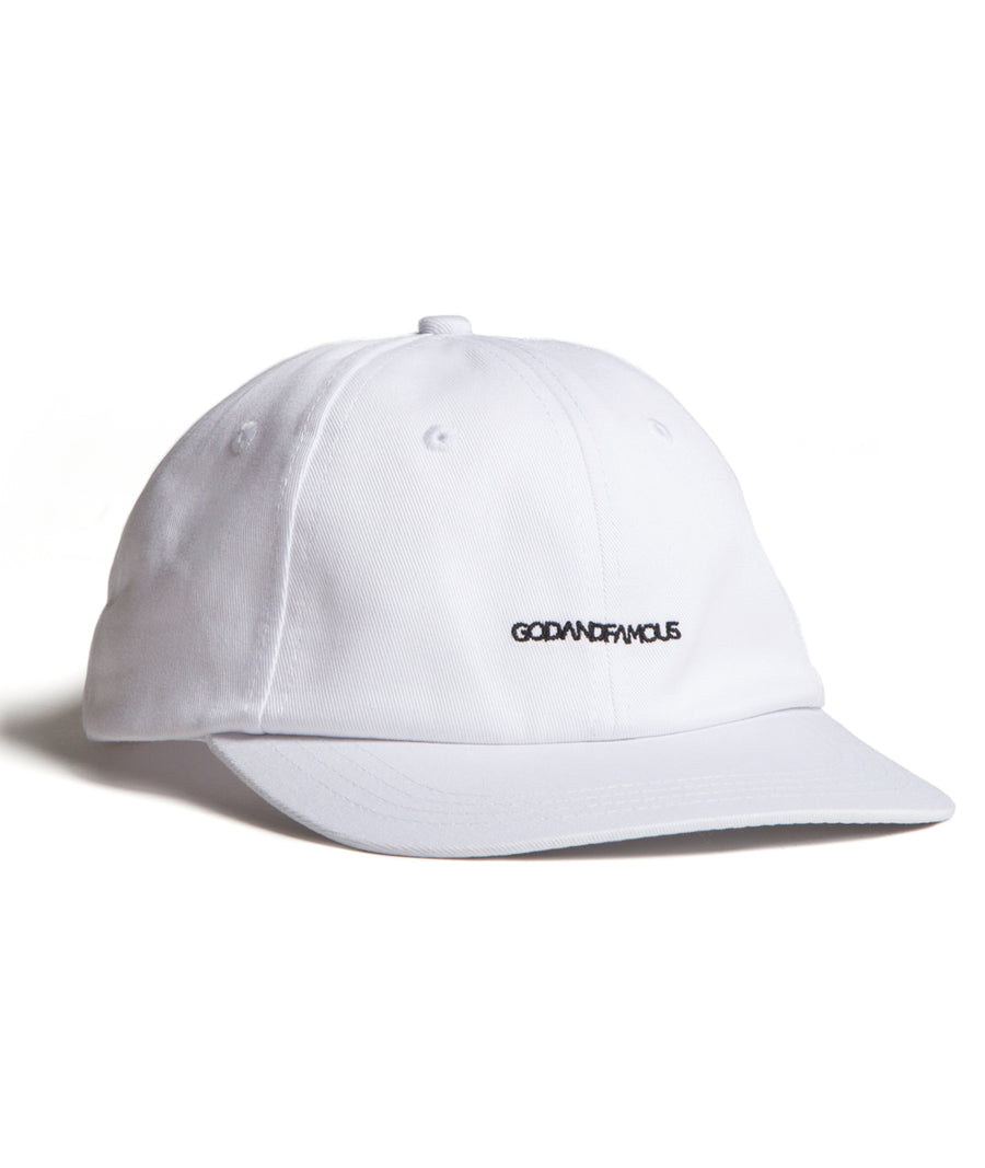 God & Famous Team 6-Panel Hat - White