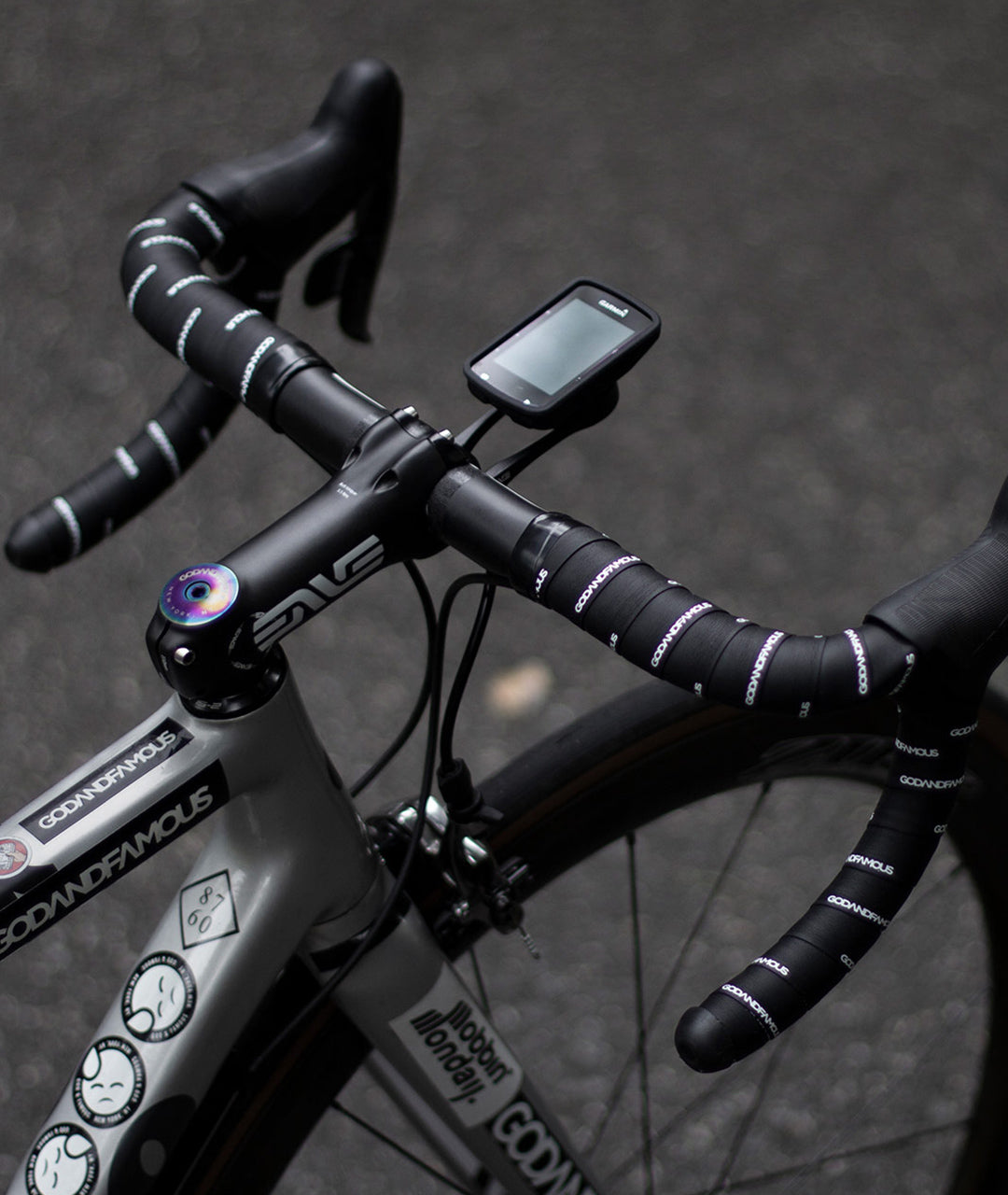 God & Famous Team Handlebar Tape - Black
