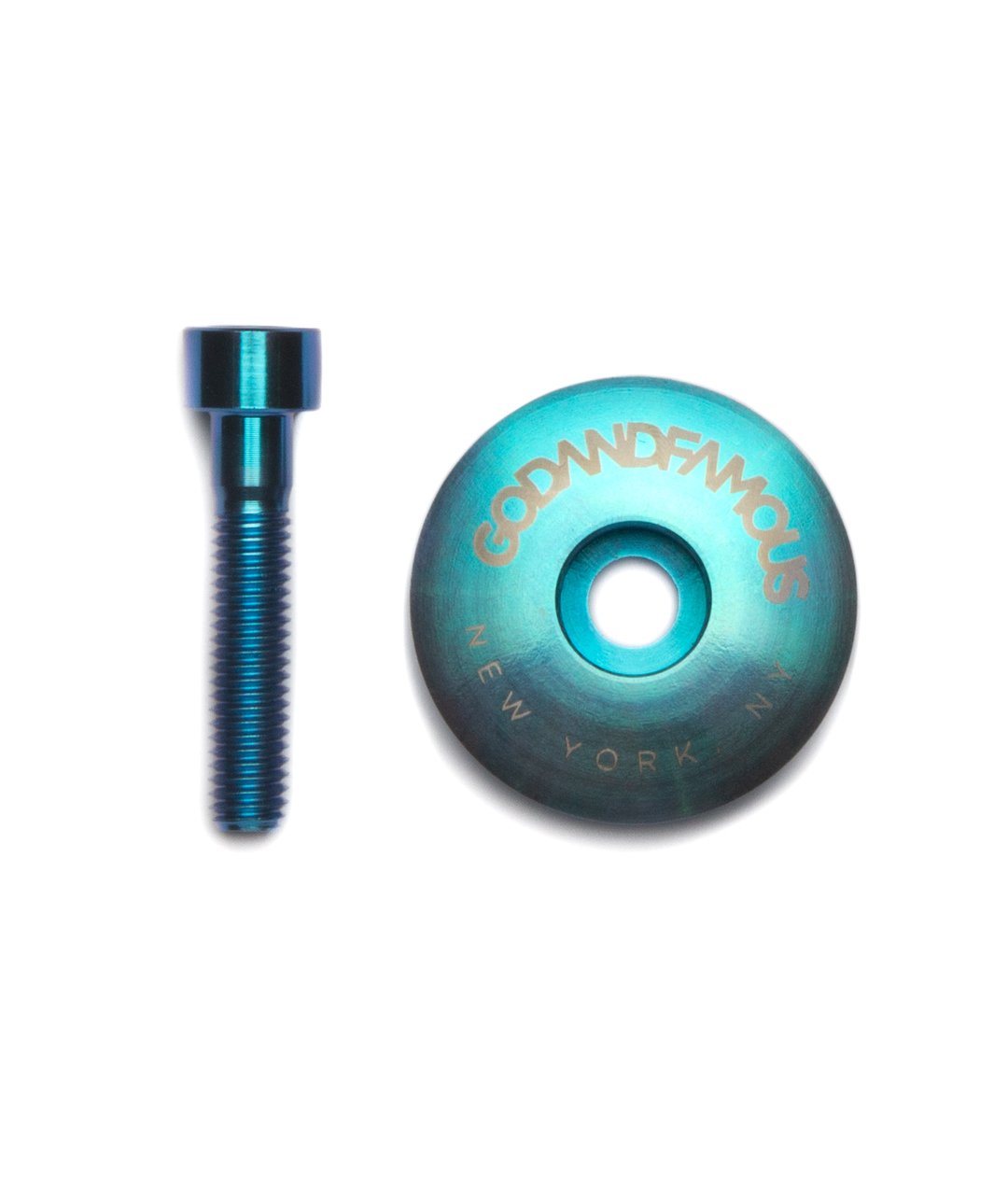 God & Famous Team Titanium Top Cap - Turquoise