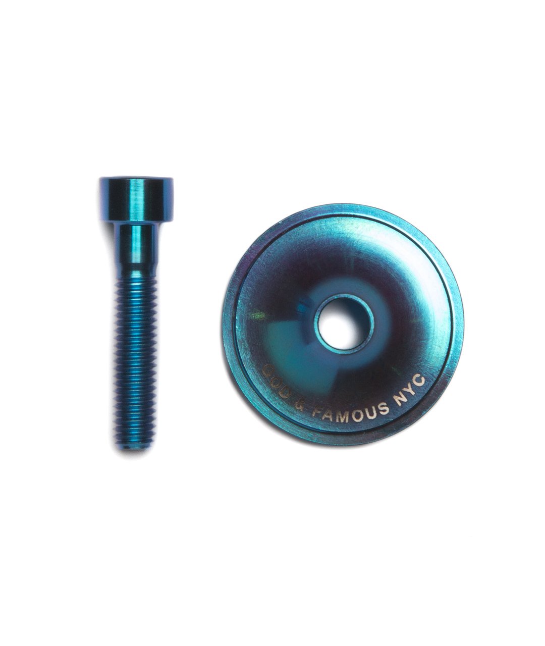God & Famous Team Titanium Top Cap - Turquoise