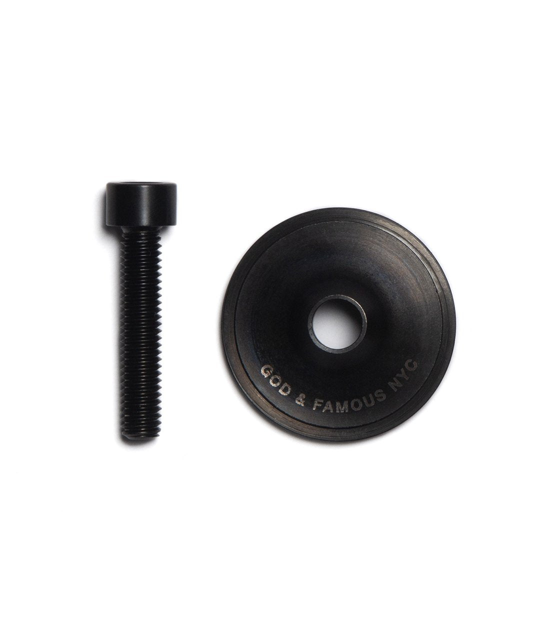 God & Famous Team Titanium Top Cap - Black Oxide