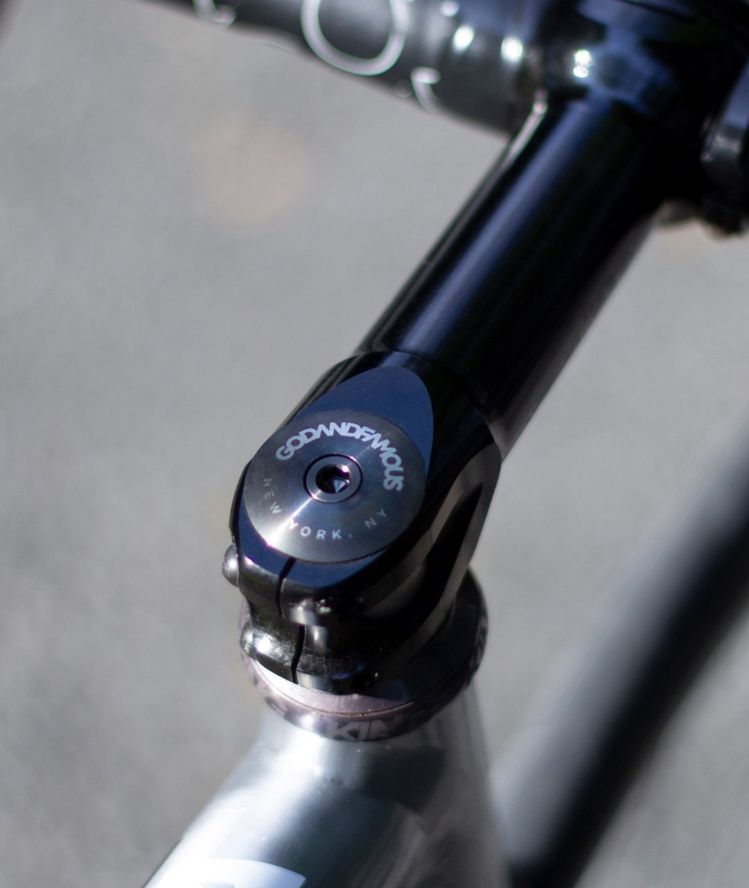 God & Famous Team Titanium Top Cap - Black Oxide
