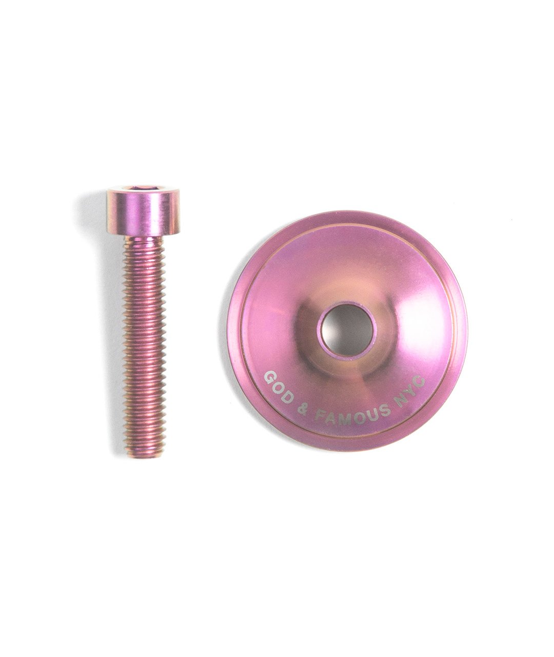 God & Famous Team Titanium Top Cap - Soft Pink