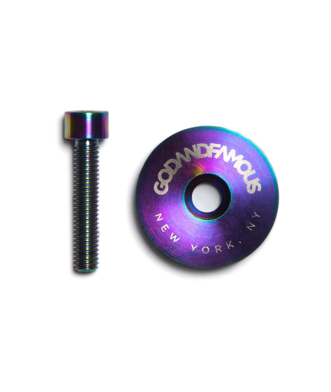 God & Famous Team Titanium Top Cap - Oil Slick