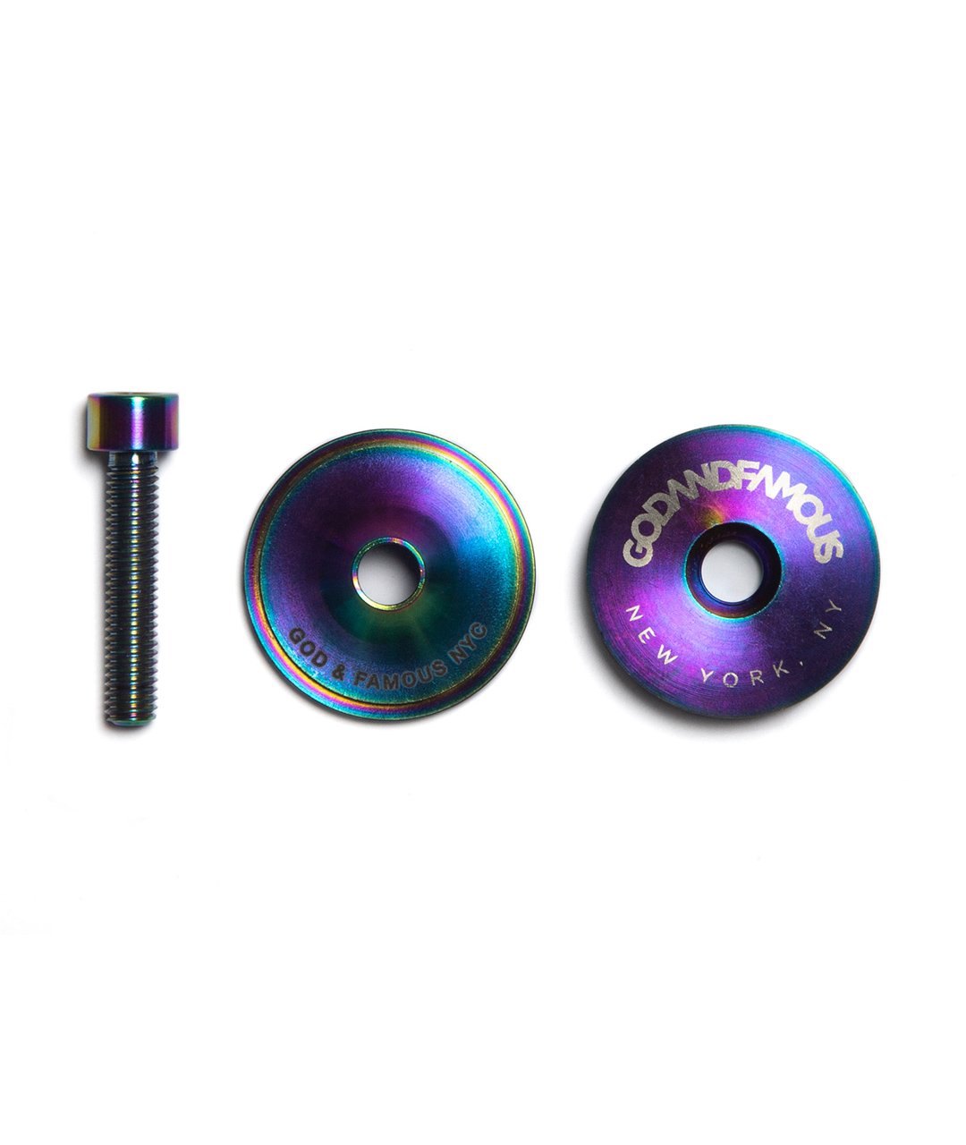 God & Famous Team Titanium Top Cap - Oil Slick