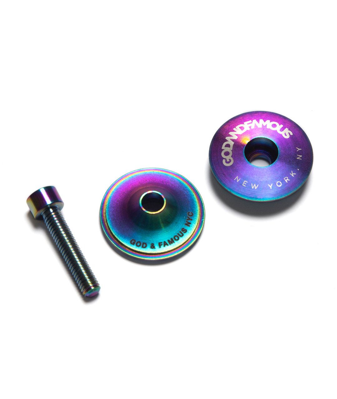 God & Famous Team Titanium Top Cap - Oil Slick