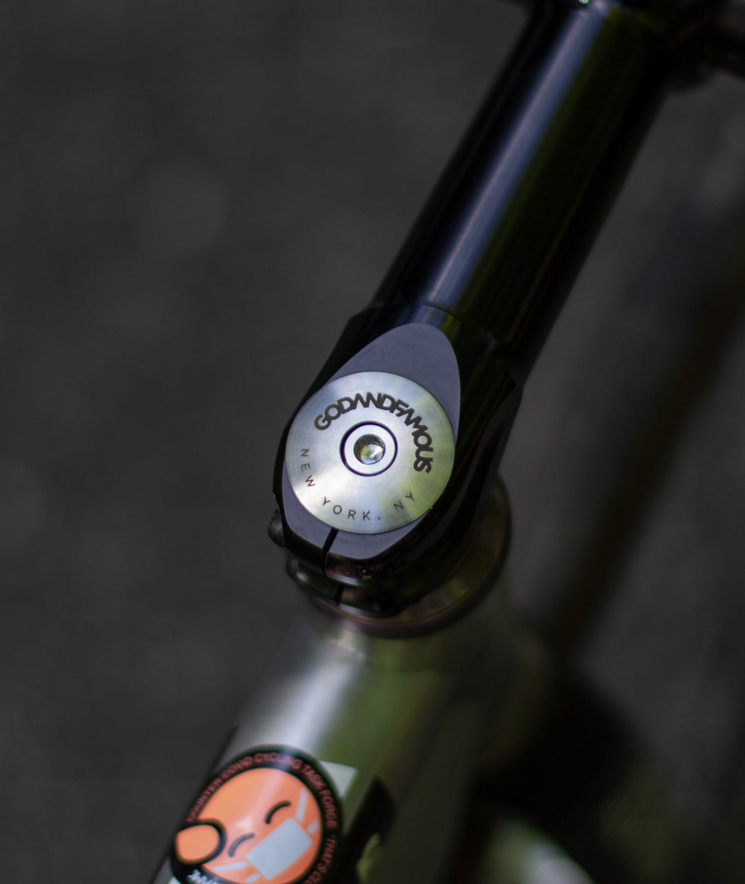 God & Famous Team Titanium Top Cap - Raw (Silver)