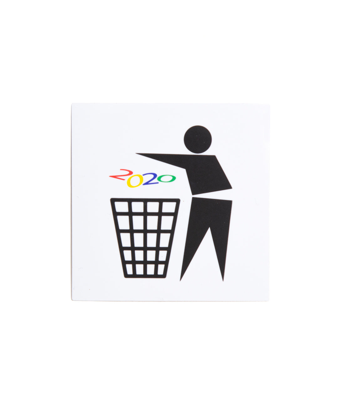God & Famous Trash Sticker