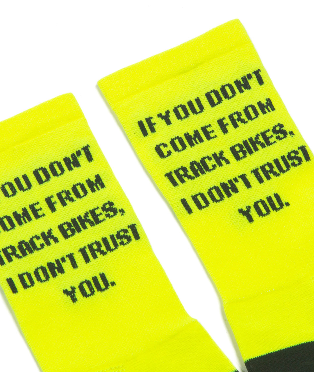God & Famous Trust Socks - Hi-Vis Yellow