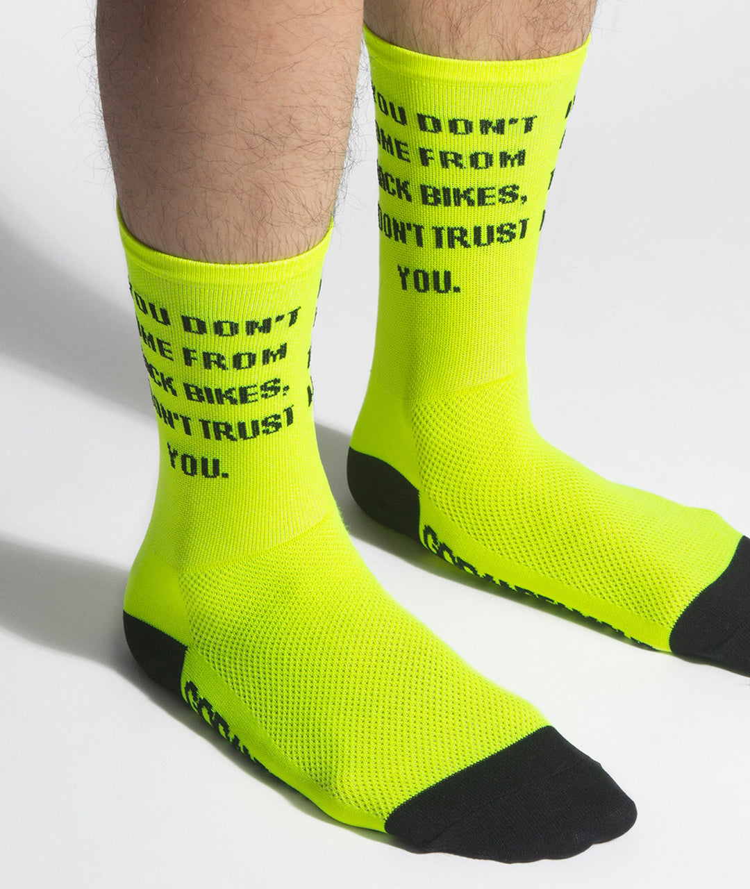 God & Famous Trust Socks - Hi-Vis Yellow