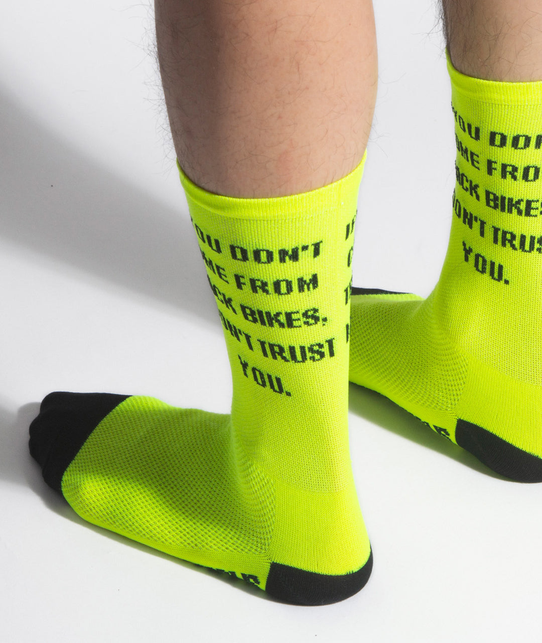 God & Famous Trust Socks - Hi-Vis Yellow