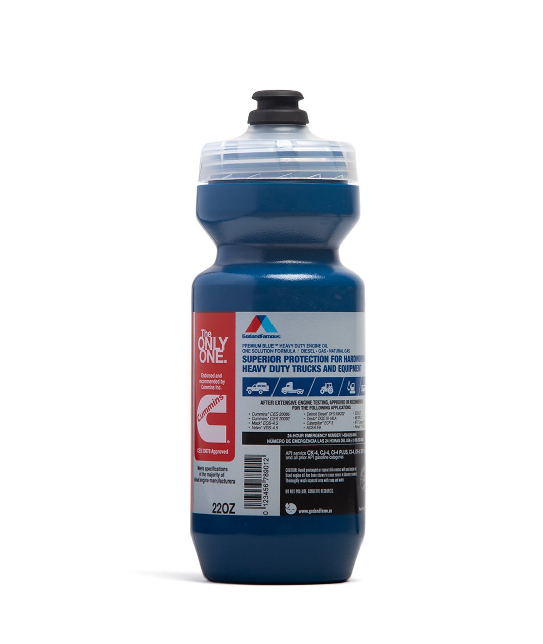 God & Famous Valvoline 22oz Purist Water Bottle