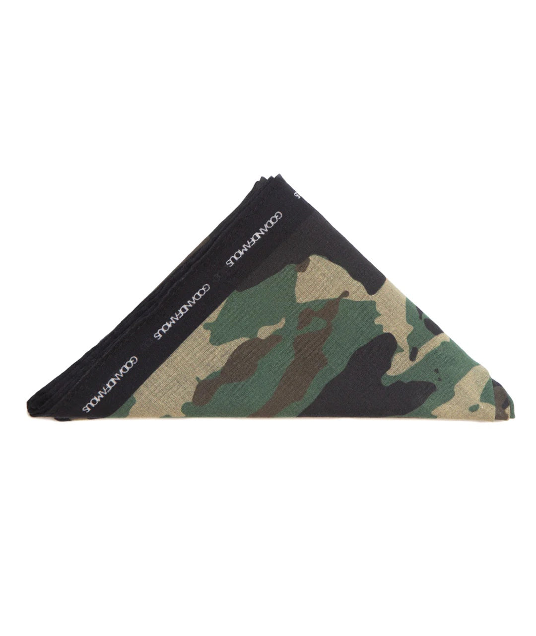 God & Famous Woodland Camo Bandana
