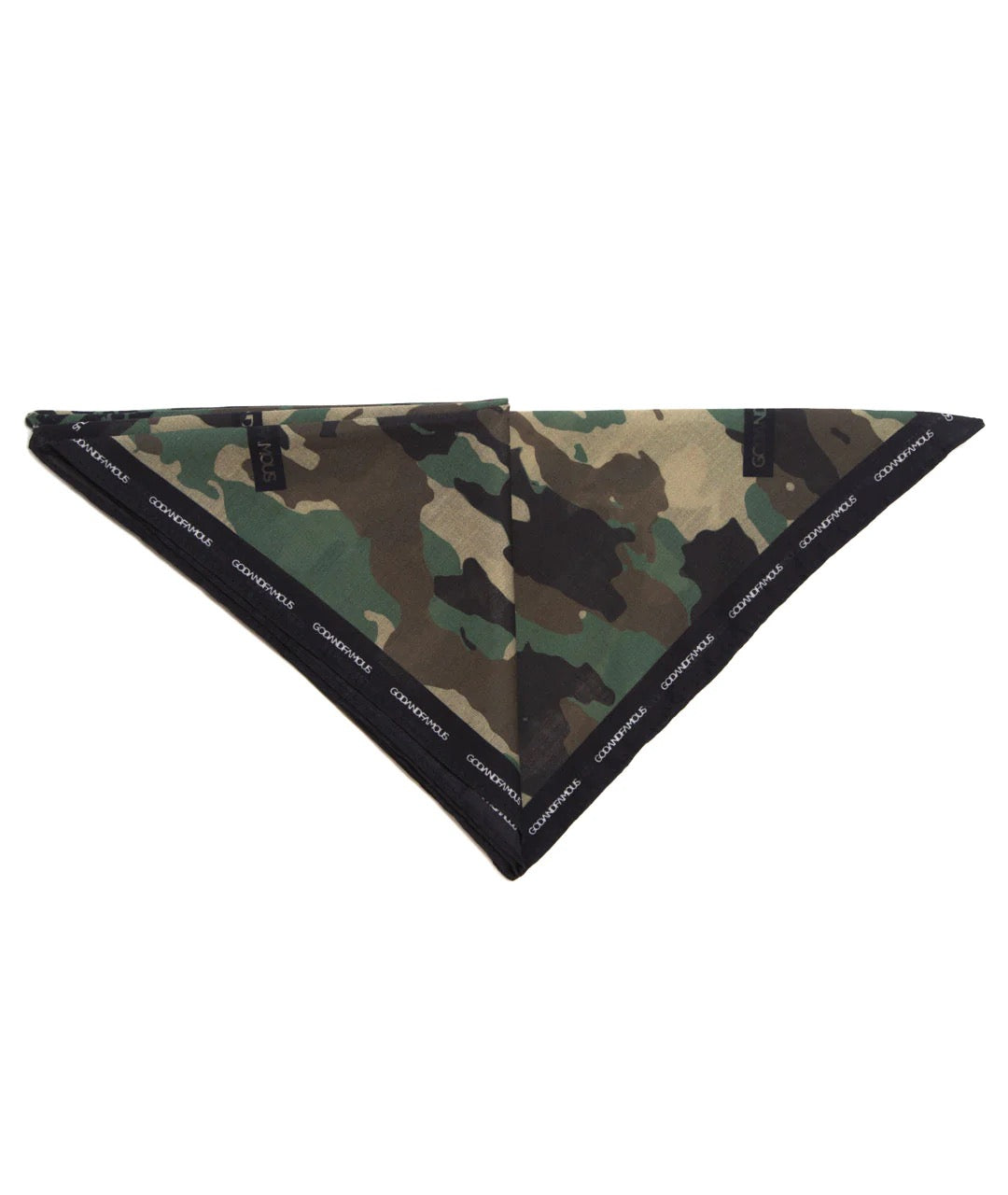God & Famous Woodland Camo Bandana