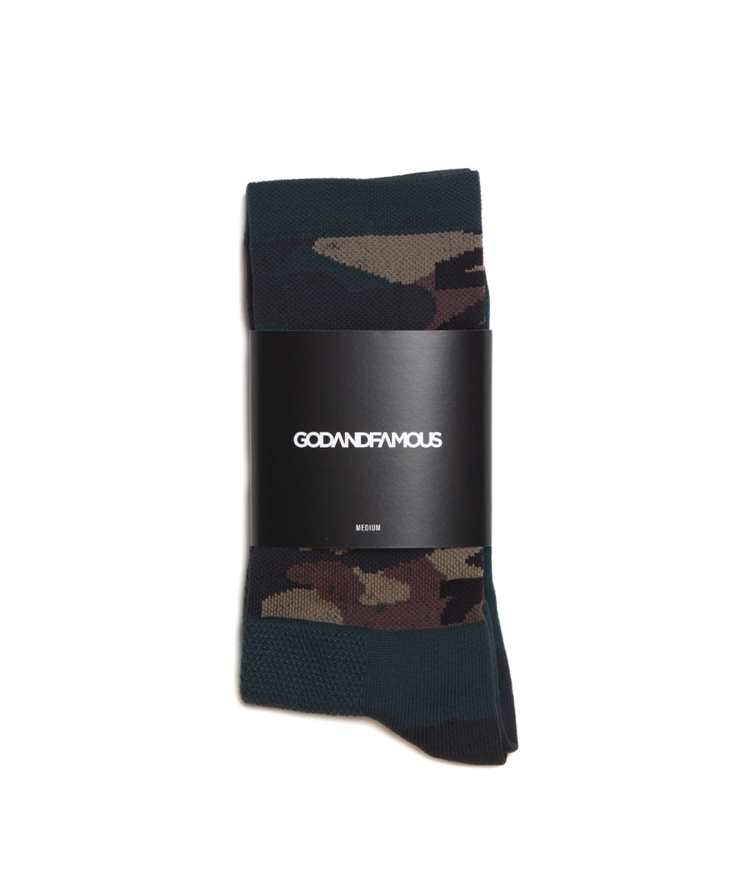God & Famous Woodland Camo Socks