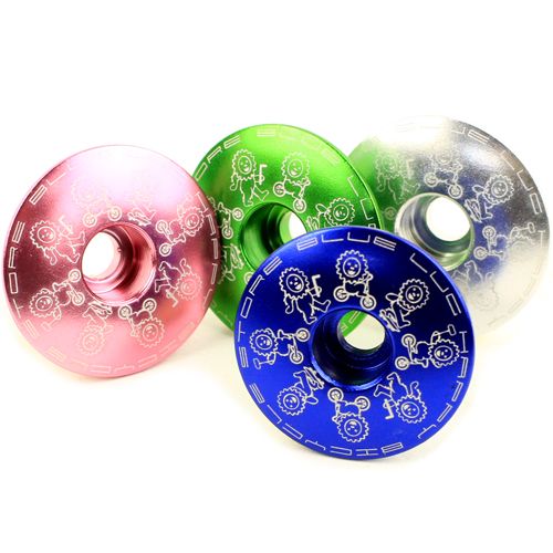Blue Lug Cog Lion Stem Top Cap