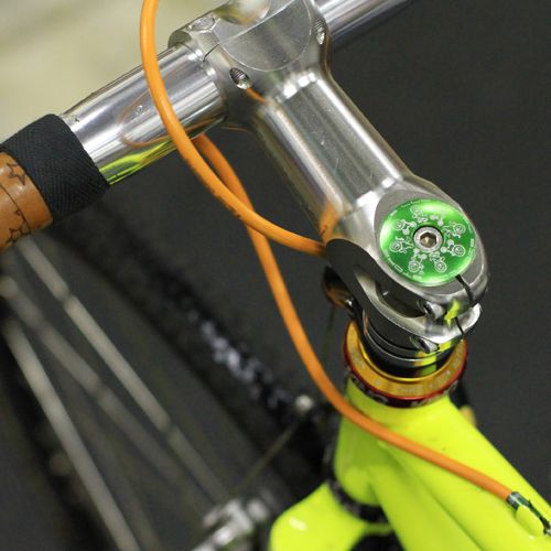 Blue Lug Cog Lion Stem Top Cap