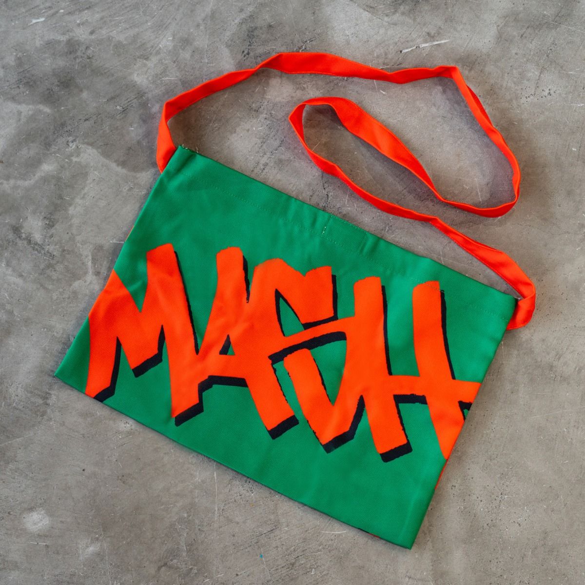 MASH Musette Bag - Green/Orange