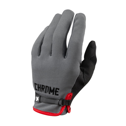 Chrome Industries Cycling Gloves 2.0 - Grey/Black