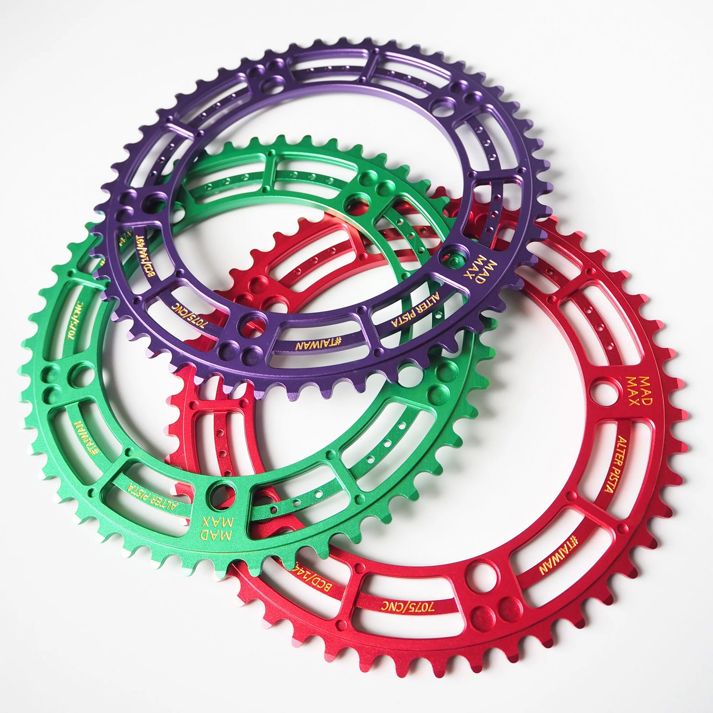Alter Cycles Mad Max Chainring MM49P - Purple 49T