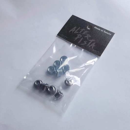 Alter Cycles Chainring Bolt & Nut - Silver