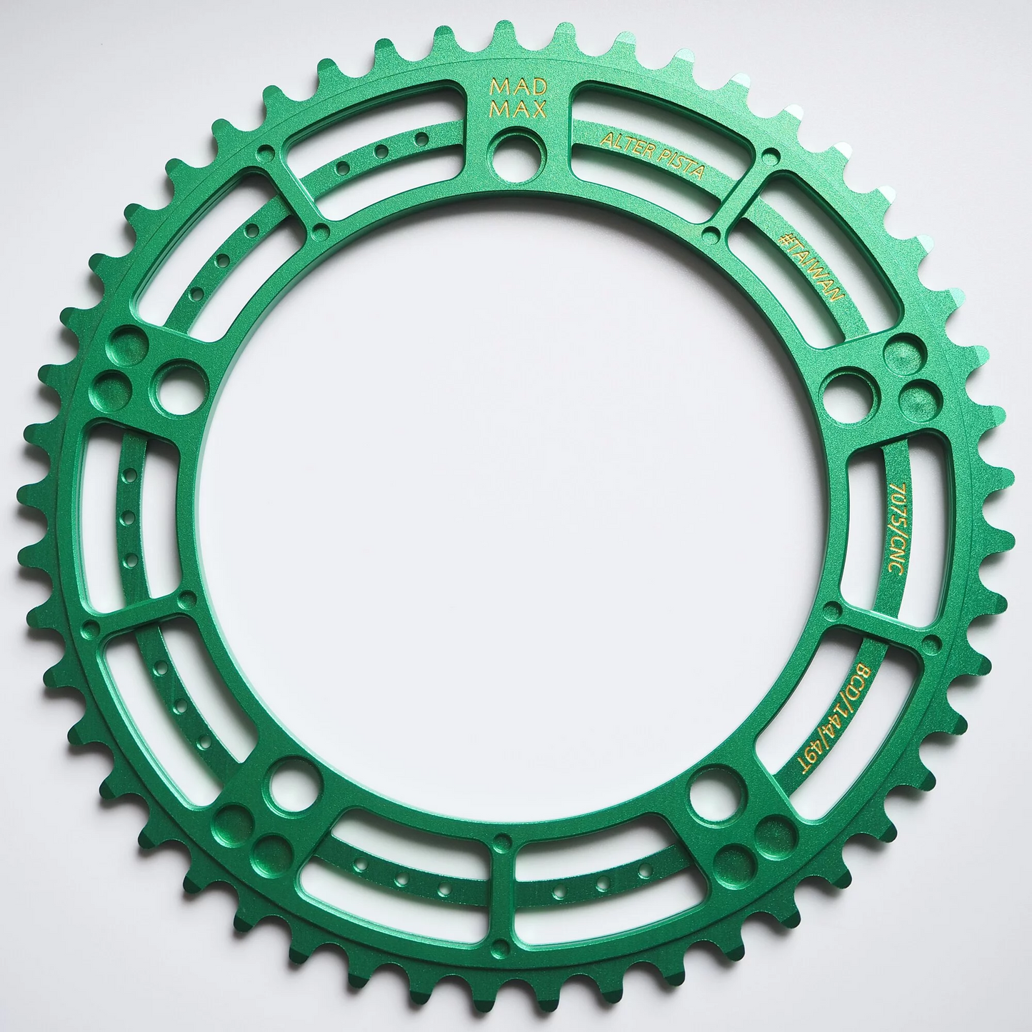 Alter Cycles Mad Max Chainring MM49G - Green 49T