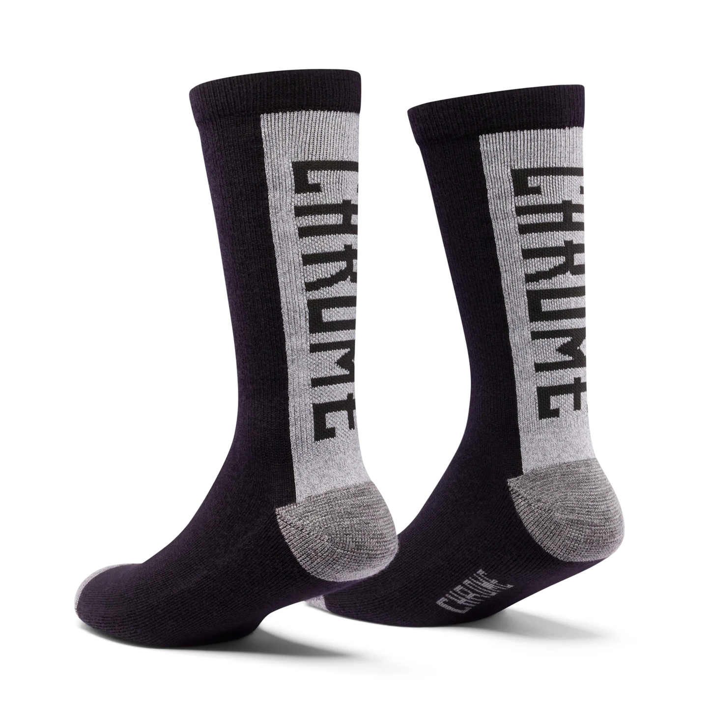 Chrome Industries Merino Crew Socks - Black Reflective