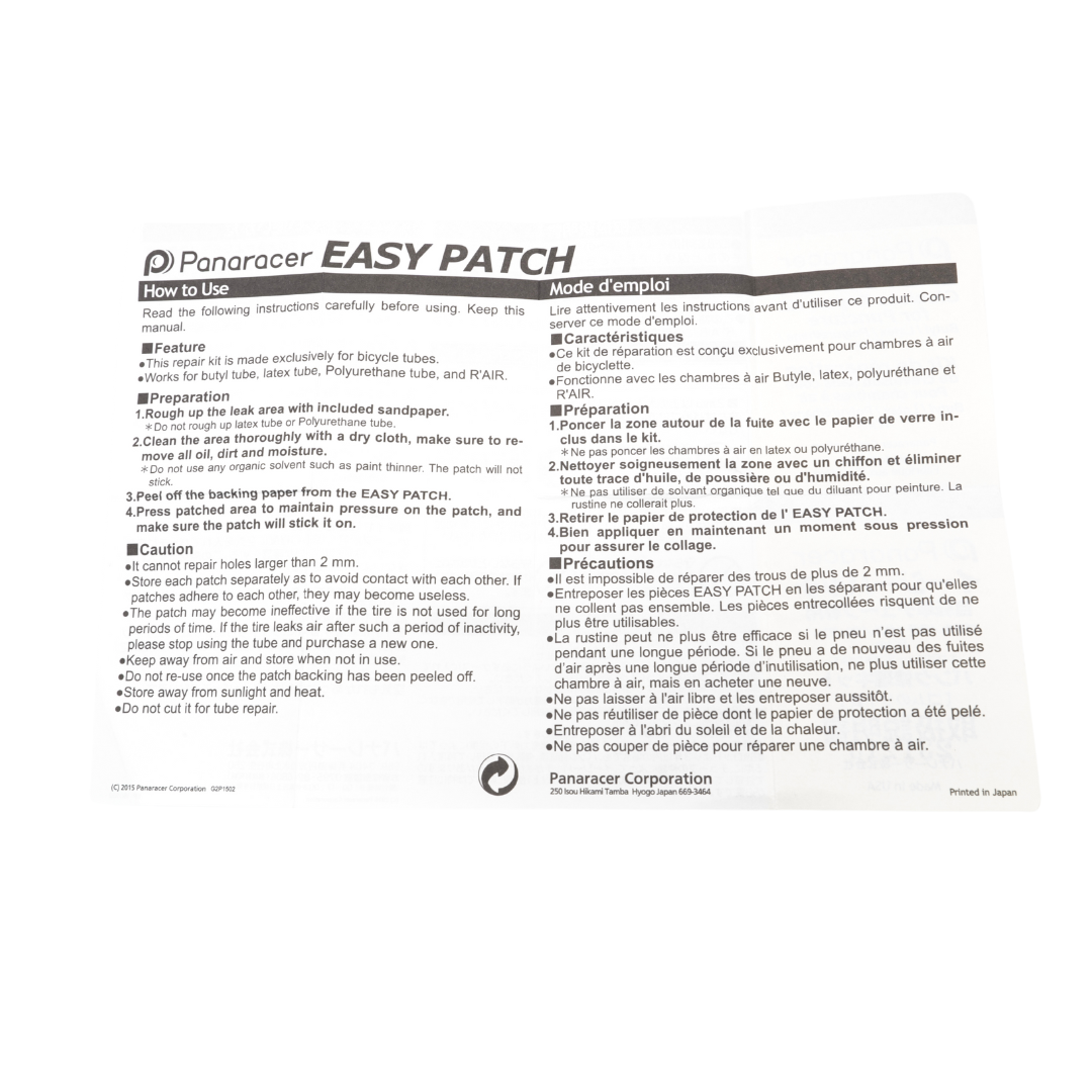 Panaracer "Easy Patch" Glueless Tire Repair Kit