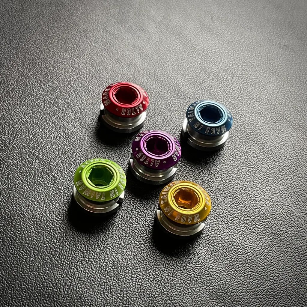 Alter Cycles Color Chainring Bolt & Nut - 5-Color