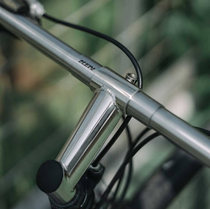 Ken Bike Flat Handlebar - Polished Chrome