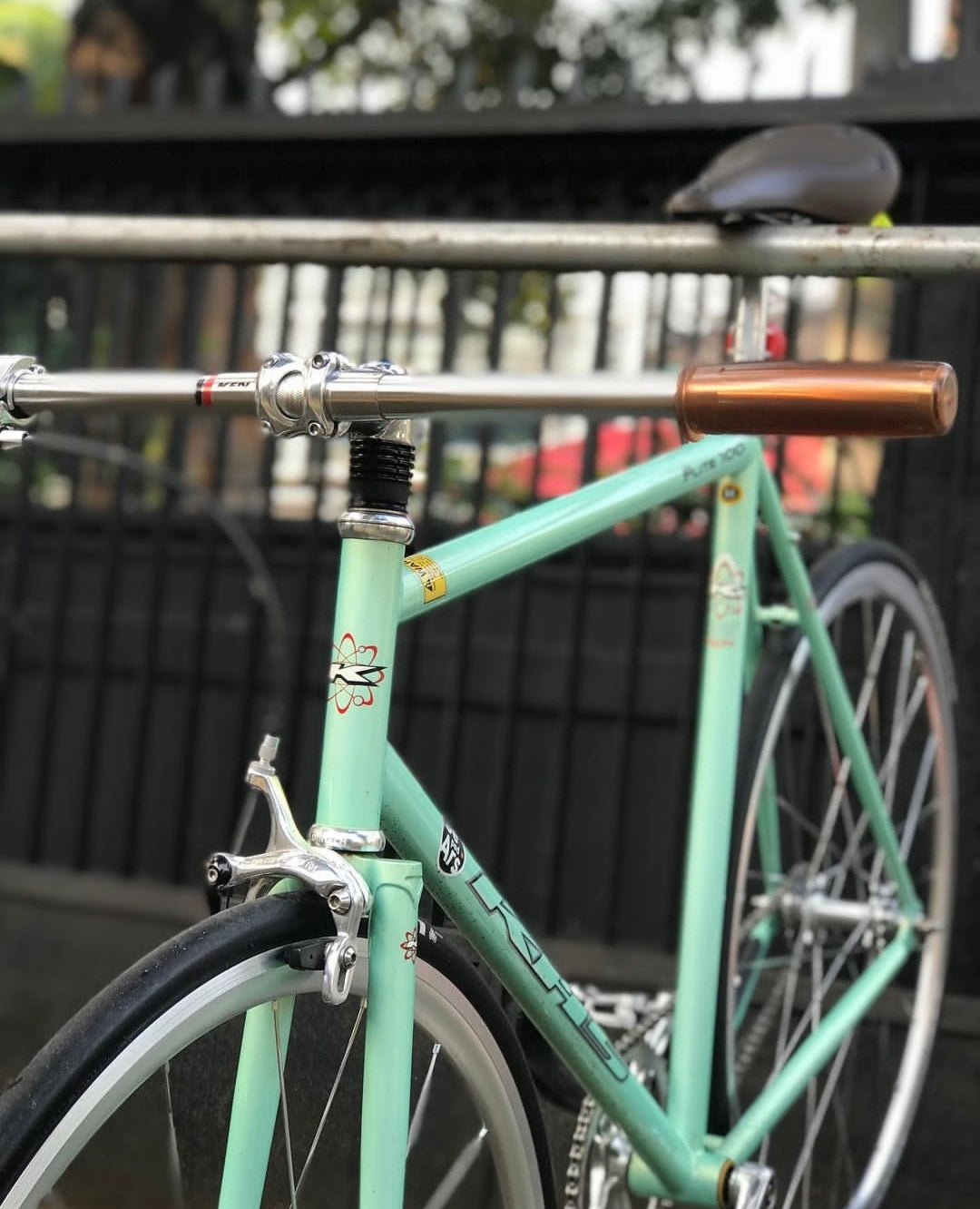 Ken Bike Flat Handlebar - Polished Chrome